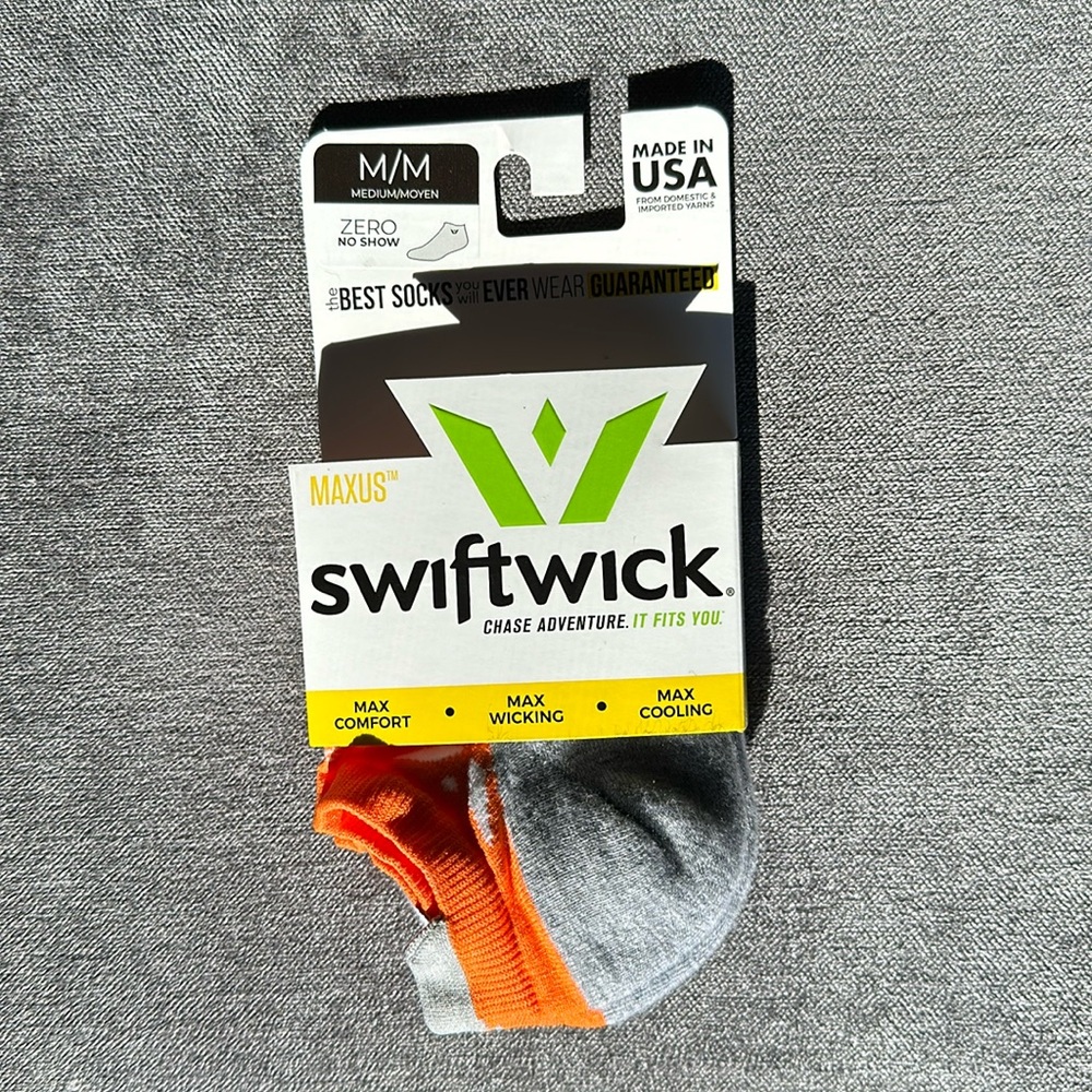 Swiftwick Maxus Zero No Show Running Socks